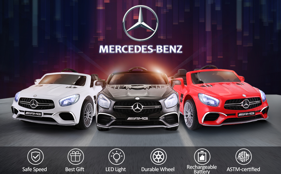 Tobbi 12V Kids Mercedes Benz Ride On Car 2 Seater Power Wheels W/ RC, White 0464c42d b8a5 4087 a615 b7703096408b. CR00970600 PT0 SX970 V1
