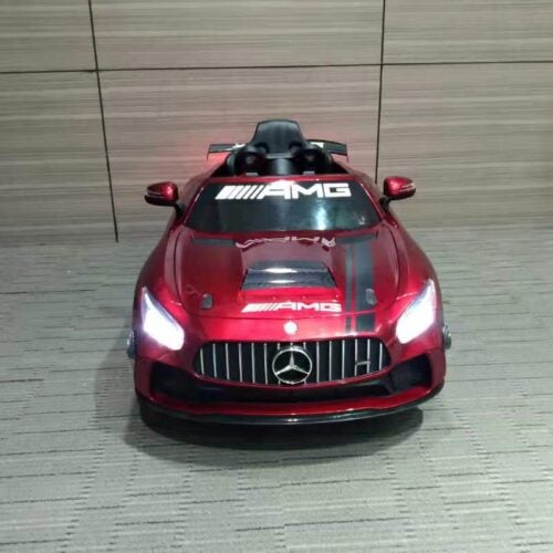 Tobbi Battery Powered Licensed Mercedes Benz AMG GT Electric Car for Kids, 12V Ride On Toy Car with Parental Remote Control, Red photo review