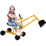 Tobbi Kids Ride On Sandbox Digger Toys Little Sandbox Excavator for Boys and Girls, Yellow 1 11