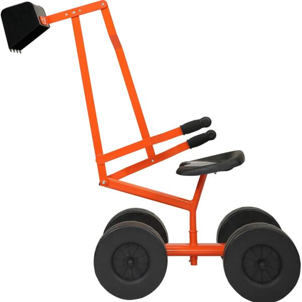 Tobbi Kids Ride On Sandbox Digger Toys Little Sandbox Excavator for Boys and Girls, Orange 1 15 Wheelbarrows & Garden Carts