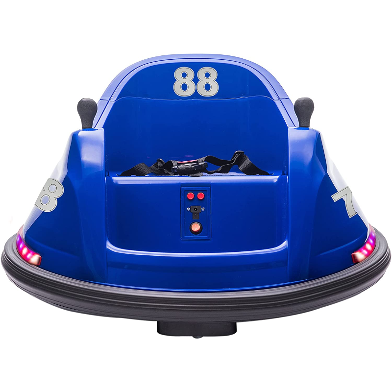 Tobbi 6V Electric Baby Bumper Car with Remote Control, Dark Blue 1 17