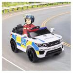 12V Kid Ride on Police Car, White 3