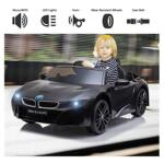 BMW Licensed i8 12V Kids Ride on Car, Black 6