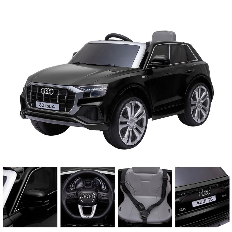 Tobbi 12V Audi Q8 Toy Cars For Kids Ride On Toy With Remote, Black 12v audi q8 kids ride on car black 42