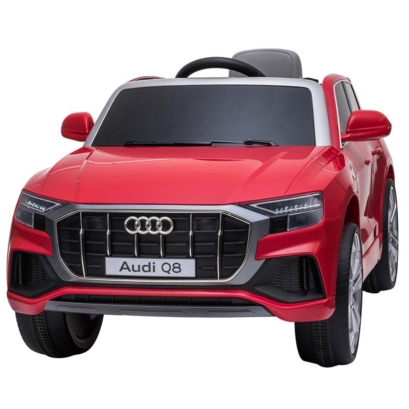Tobbi 12V Audi Q8 Kids Electric Car With Remote Control, Red 12v audi q8 kids ride on car red 1