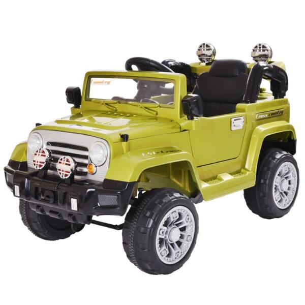 Tobbi 12V Powered Riding Toys Electric Truck with Remote 12v kid ride on electric truck army green 0