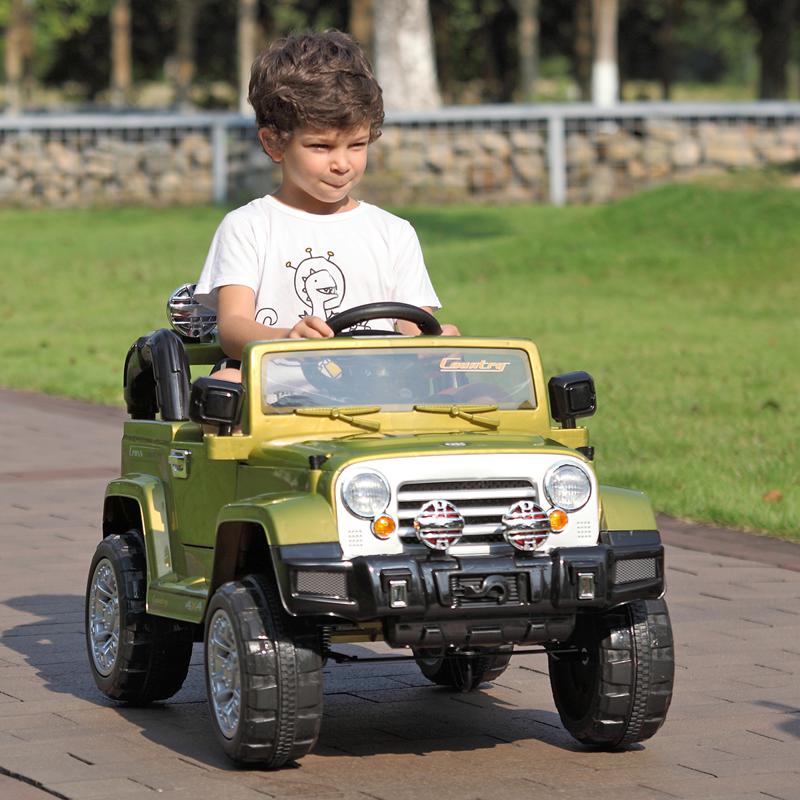 Tobbi 12V Powered Riding Toys Electric Truck with Remote 12v kid ride on electric truck army green 40