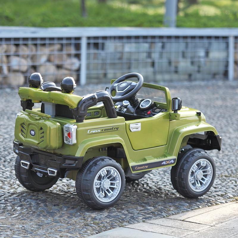 Tobbi 12V Powered Riding Toys Electric Truck with Remote 12v kid ride on electric truck army green 41