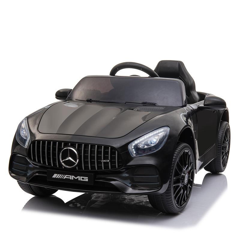 Tobbi 12V Mercedes AMG GT Ride On Car Kids Electric Cars with Remote, Black 12v kids electric car mercedes amg gt ride on toy black 6