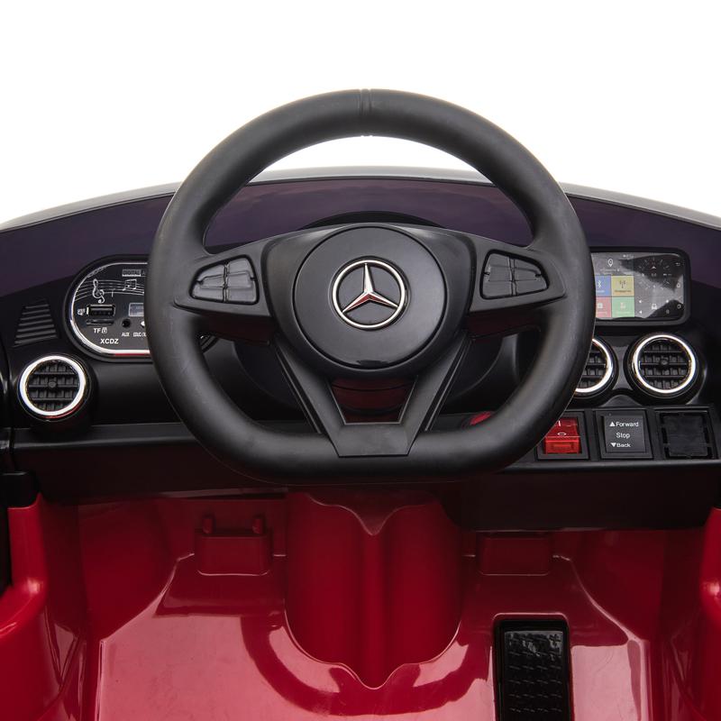 Tobbi 12V Mercedes AMG GT Ride On Car Kids Electric Cars with Remote, Red 12v kids electric car mercedes amg gt ride on toy red 17