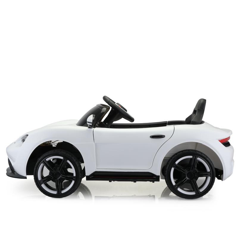 Tobbi 12v Kids Power Wheel Cars with Remote Control, White 12v kids electric ride on car with remote control white 4