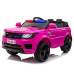 Tobbi 12V Kids Police Car Battery Powered Ride On Toy Car, Purple 12v kids ride on police car black 2 9
