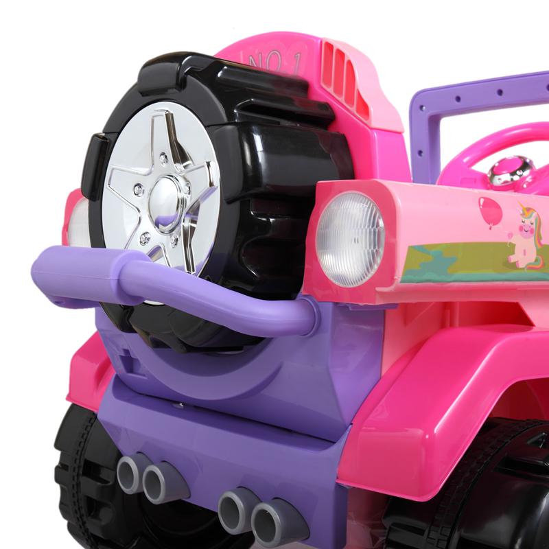 Tobbi 12V Ride-On SUV Toy Car for Toddlers 12v powerful kids electric suv pink 29