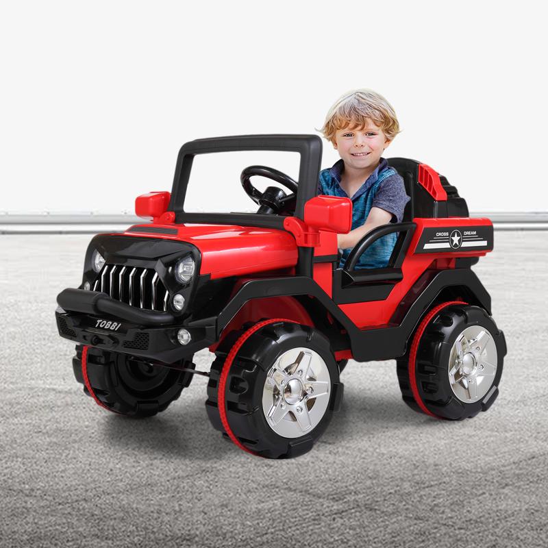 Tobbi Kid's off Road Ride On Toy RC SUV 12v powerful kids electric suv red 20