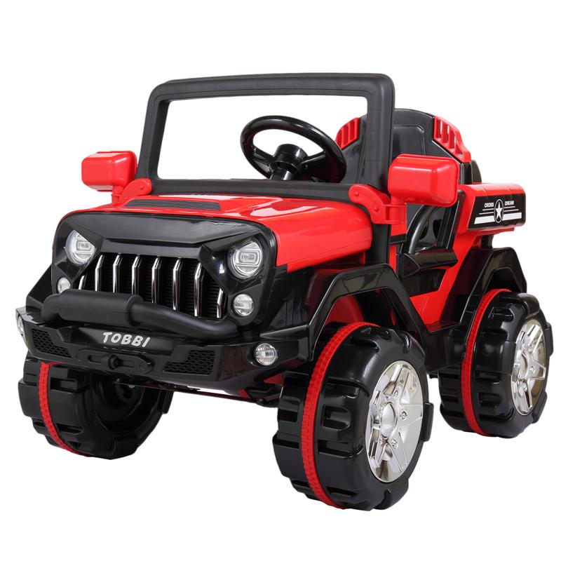 Tobbi Kid's off Road Ride On Toy RC SUV 12v powerful kids electric suv red 4