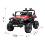 12v-remote-control-kids-ride-on-truck-red-7