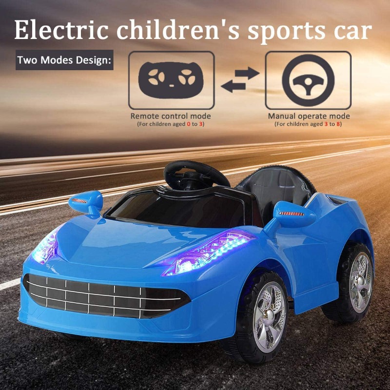 Tobbi 6V Kids Power Wheel Sports Car Rechargeable Toy Car 2 61