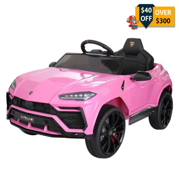 Tobbi 12V Licensed Lamborghini Urus Electric Toy Vehicle, Kids Ride on Car with Parental Remote Control, Pink TH17B0500 1