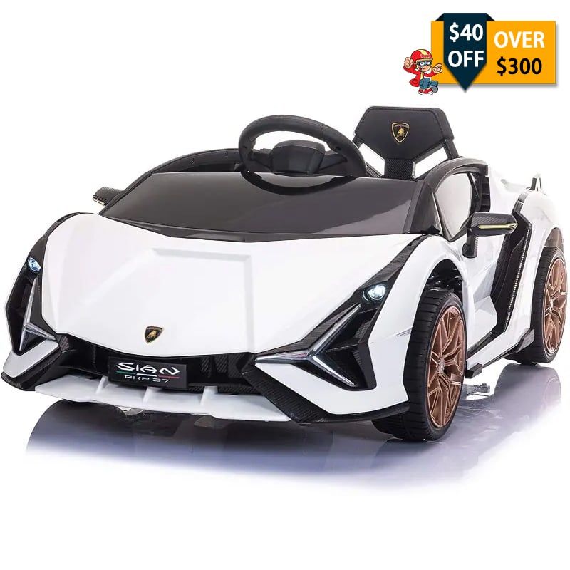 Tobbi Licensed Lamborghini Sian 12V Children’s Electric Ride On Car Toy TH17H0648