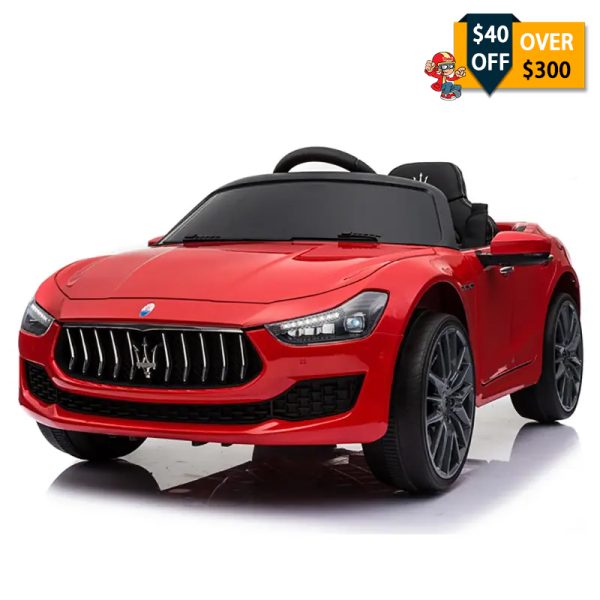 Tobbi Maserati 12V Ride On Toys Kids Battery Powered Cars, Electric Cars for Toddlers with Parental Remote, Red TH17N0238 1 Maserati