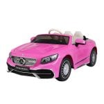 TOBBI 12V Ride on Car Mercedes-Maybach S650 Electric Ride on Vehicles Cars for Kids w/ MP3 Bluetooth, Pink TH17B0428 12