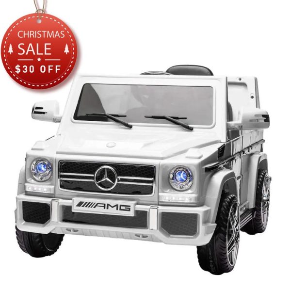 Licensed Mercedes Benz G65 12V Electric Ride on Cars with Remote Control, White TH17E0771