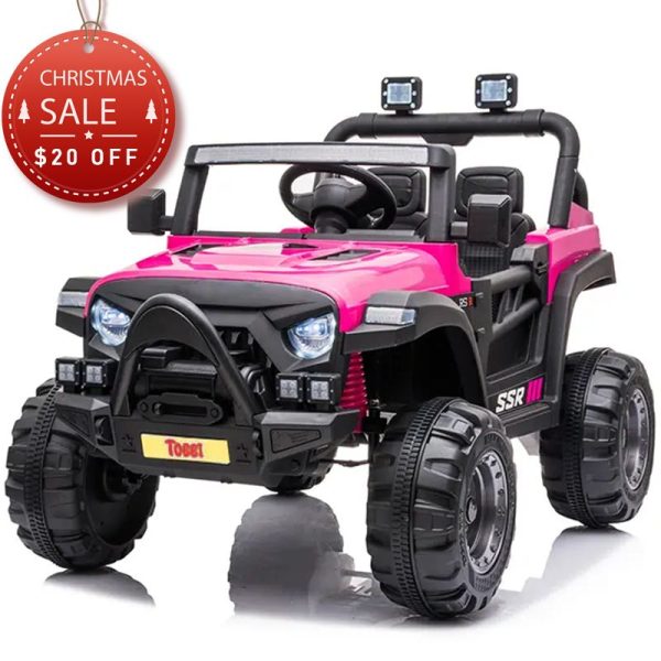 Tobbi 12V Ride On Jeep 2 Seater Power Wheels Truck for Kids TH17F0628 ride on