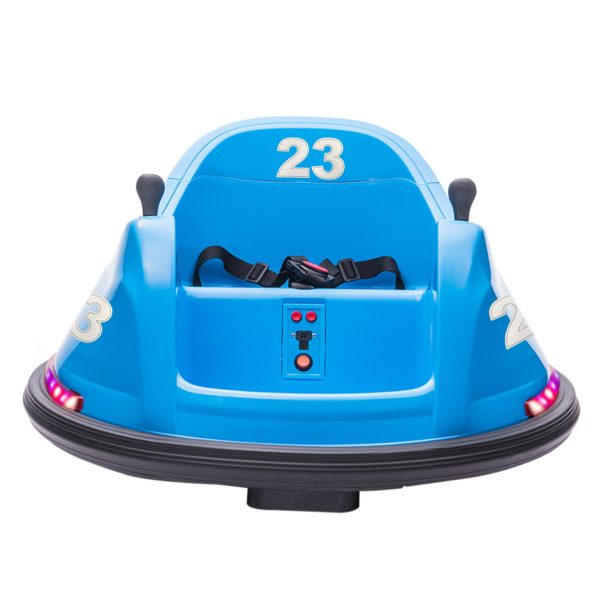 Tobbi 6V Electric Baby Bumper Car with Remote Control, Light Blue TH17F0826 1