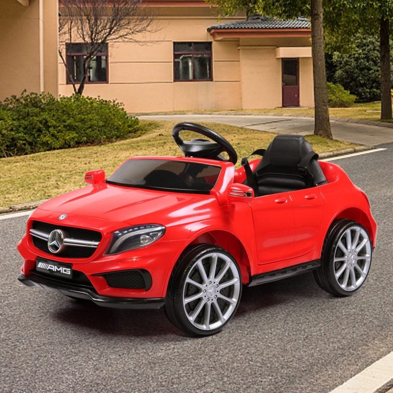 Tobbi 6 Volt Kids Electric Battery Powered Ride on Toy Mercedes Benz Car, Red