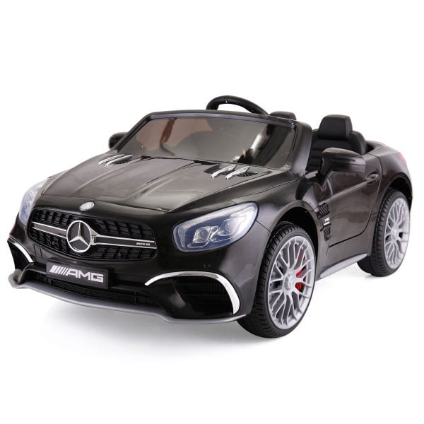 Tobbi 12V Licensed Mercedes Benz Battery Powered Toddler Toy Car, Kids Electric Ride On Car with Parental Remote Control, Black TH17R0294 1 1