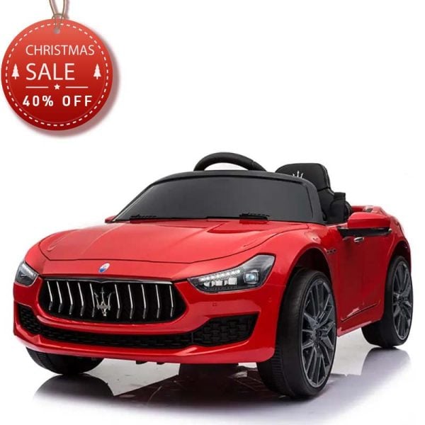 Tobbi Maserati Kids Car 12V Ride On With Remote, Red TH17N0238 1