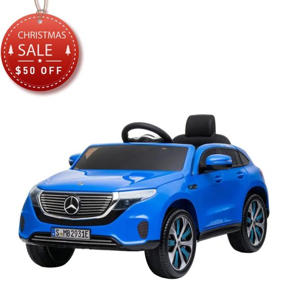 Tobbi Mercedes-Benz EQC Officially Licensed Ride-On Kid's Toy Car, Blue TH17U0585