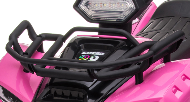 Tobbi 6V Kids Ride On ATV Toy Electric 4-Wheeler Quad Car with Front Storage Baskets, LED Light, Four Colors 3