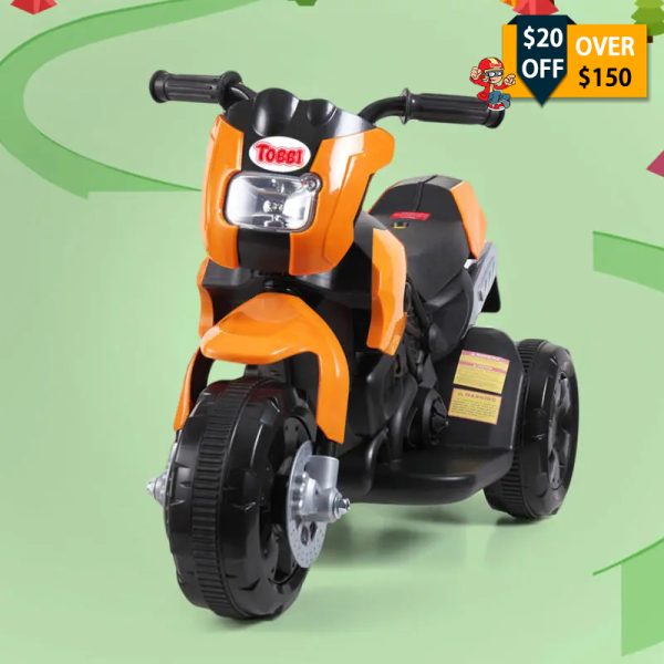 Tobbi 3 Wheel Ride On Motorcycle For Toddlers 6V 6 1
