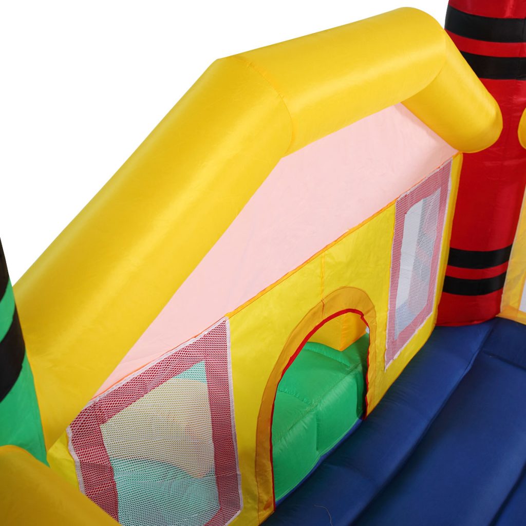 Nyeekoy Inflatable Bounce House, Kid Jump Castle Bouncer with Slide and Mesh Wall, Including Carry Bag, Repair Kit, Stake, for Children 3-10 TH17G0161AJade Liu300x3003