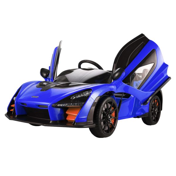 Tobbi 12V McLaren Authorized Electric Kids Ride On Car with Remote Control, Blue TH17S0565 4