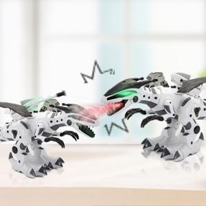 Nyeekoy Remote Control Dinosaur Robot, Intelligent Interactive Smart Toy with Singing, Dancing, Storytelling, Missiles Launching and Mist Spraying, Gray+White 45d07a65 2e78 4e02 ad8c 6019bbc4af72. CR00300300 PT0 SX300 V1