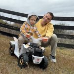 6V Electric Kids Ride On ATV with Trailer, Battery Powered Mini Tractor Toy Car, Wild Ass photo review