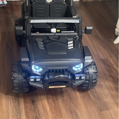 12V Electric Kids Ride On Truck, Battery Powered Ride On Toy Car with Remote Control, Black photo review