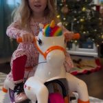 6V Unicorn Electric Kids Ride On Car with Training Wheels, Battery Powered Ride On Toy, Moose photo review