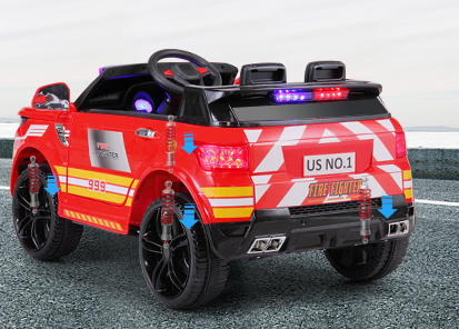 Tobbi 12V Battery Powered Kids Ride On Toy Police Car W/ RC For 3-8 Years Old 20310111828