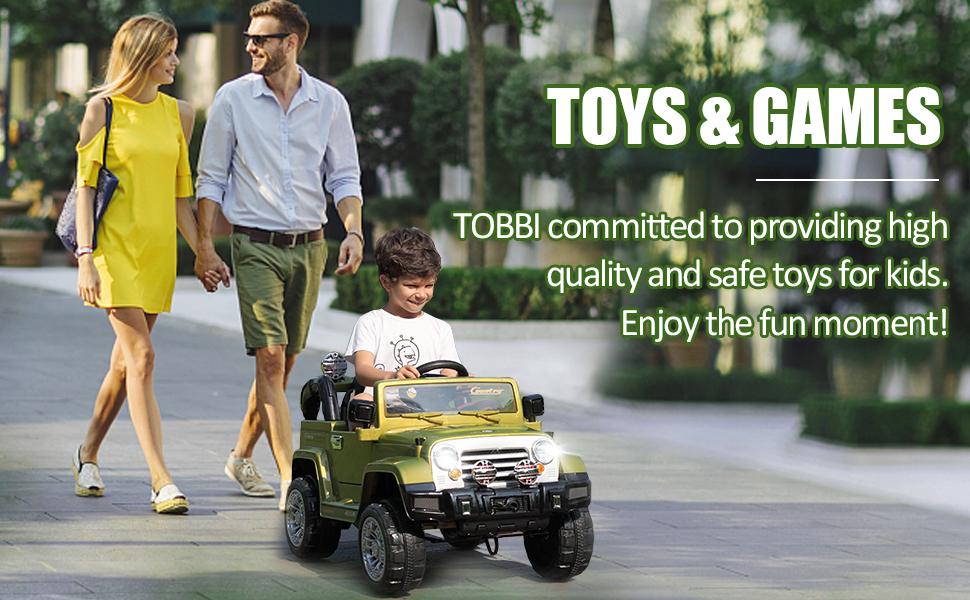 Tobbi 12V Powered Riding Toys Electric Truck with Remote 21 1