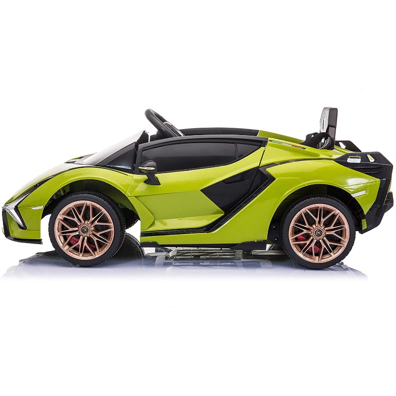 Tobbi 12V Licensed Lamborghini Sian Children’s Electric Ride On Car, Green 3 40
