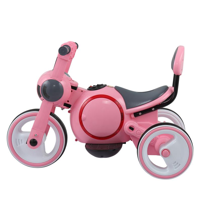 Tobbi 3 Wheel Motorcycle Trike for Toddler W/ LED 3 wheel led motorcycle trike for toddler pink 10