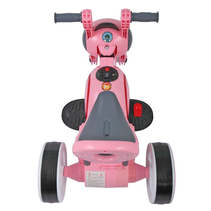 Tobbi 3 Wheel Motorcycle Trike for Toddler W/ LED 3 wheel led motorcycle trike for toddler pink 4