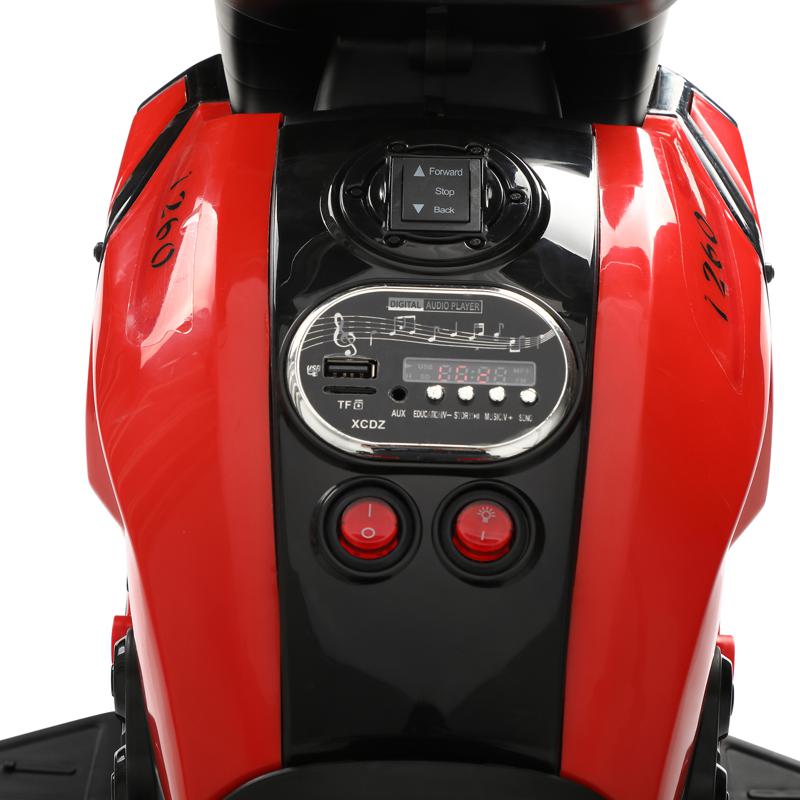 Tobbi 6V Kids 3 Wheel Motorcycle Battery Powered for 3-6 Year Old, Red 3 wheeled motorcycle red 18