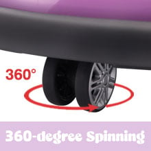 12V Kids Ride on Electric Bumper Car with Remote Control, 360 Degree Spin for Toddlers Age 3-8, Dark Purple 4 111