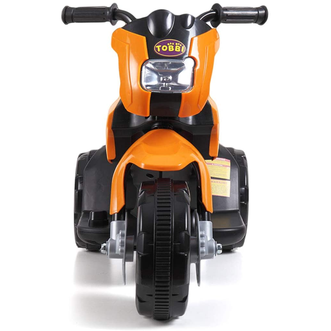 Tobbi 6V Kids 3 Wheel Motorcycle Battery Powered Motorcycle, Orange 4 2
