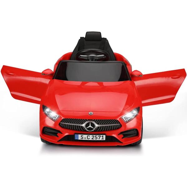 Tobbi Licensed Mercedes Benz CLS 350 Ride On Car for Kids, Red 4 63