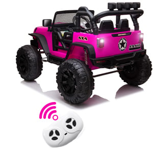 Tobbi 12V Ride On Jeep Wrangler for Kids Remote Control Power Wheel Rose Red 48ca2b62 7227 449e a0af 92fd3cdb1182. CR00300300 PT0 SX300 V1 1
